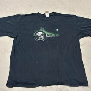 **Vintage NASA US Space and Rocket Center T-Shirt - Green & Black**